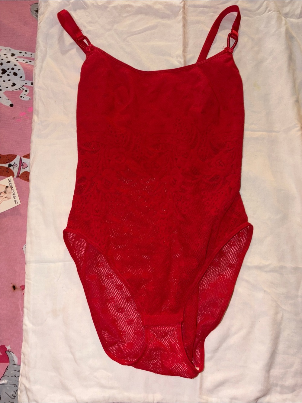 Red Lace Bodysuit - Women Intimates & Sleepwear new size 34